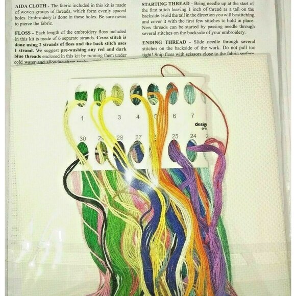 Cross Stitch Kit Design Works TREE FROG Counted #3267HL 12"x12" Sealed USA - Picture 5 of 7